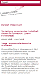 Mobile Screenshot of lernpotenziale-gymnasium.de